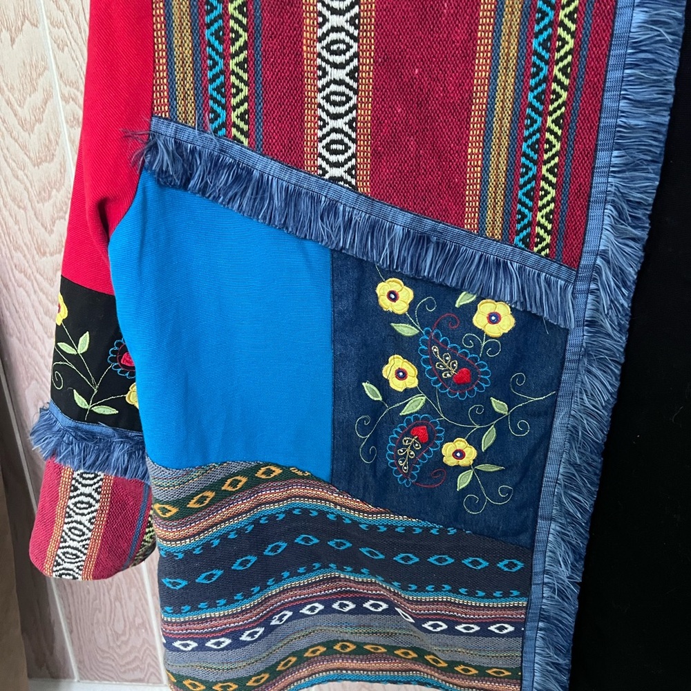 Alex Kim Multicolor Patchwork Vintage Jacket - Picture 5 of 9